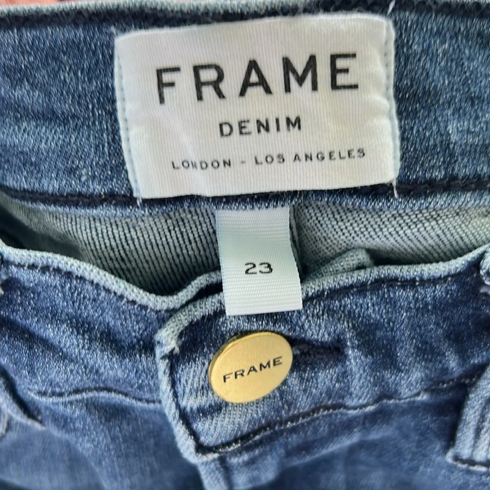 Frame Denim Le High Skinny Cropped Ankle Jeans